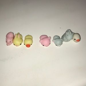 7 pack of animal Squishies